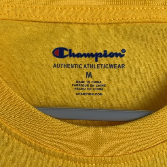 Champion long sleeve tee size medium (10/12) EUC worn once - Picture 2 of 3